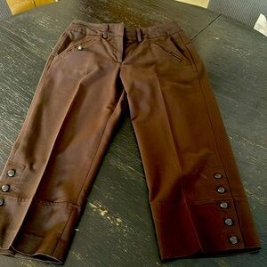 Brown stylish capris